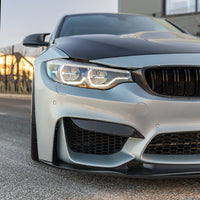 BMW M3/M4 (F80 F82 F83) SPLITTER EN FIBRE DE CARBONE PRÉ-IMPRÉGNÉ - STYLE GT