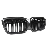 BMW IX3 G08 BEV DOUBLE SLAT CARBON FIBRE FRONT GRILLE-Grille-CT CARBON-CT Carbon - High-quality carbon fiber and gloss black aerodynamic parts for premium sports and luxury vehicles.