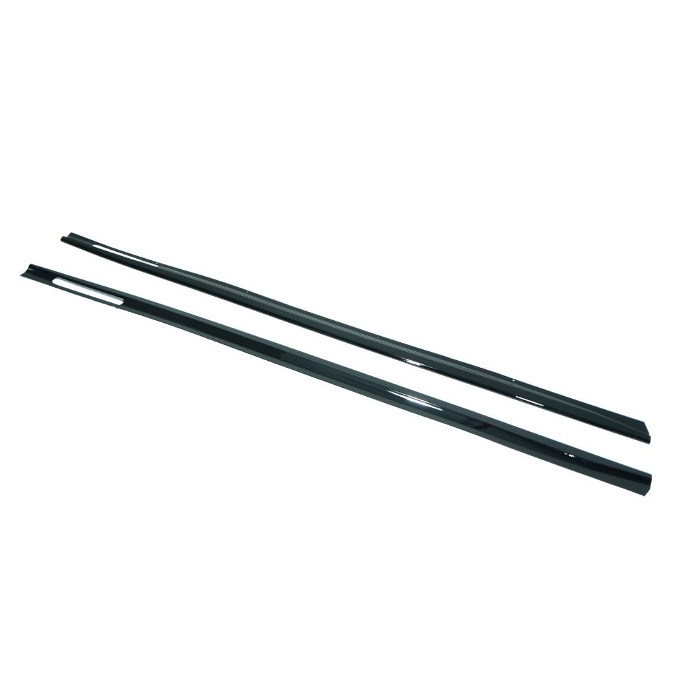 BMW 4 SERIES G22/G23 GLOSS BLACK FULL LENGTH SIDE SKIRTS-Side Skirts-BLAK BY CT-CT Carbon - High-quality carbon fiber and gloss black aerodynamic parts for premium sports and luxury vehicles.