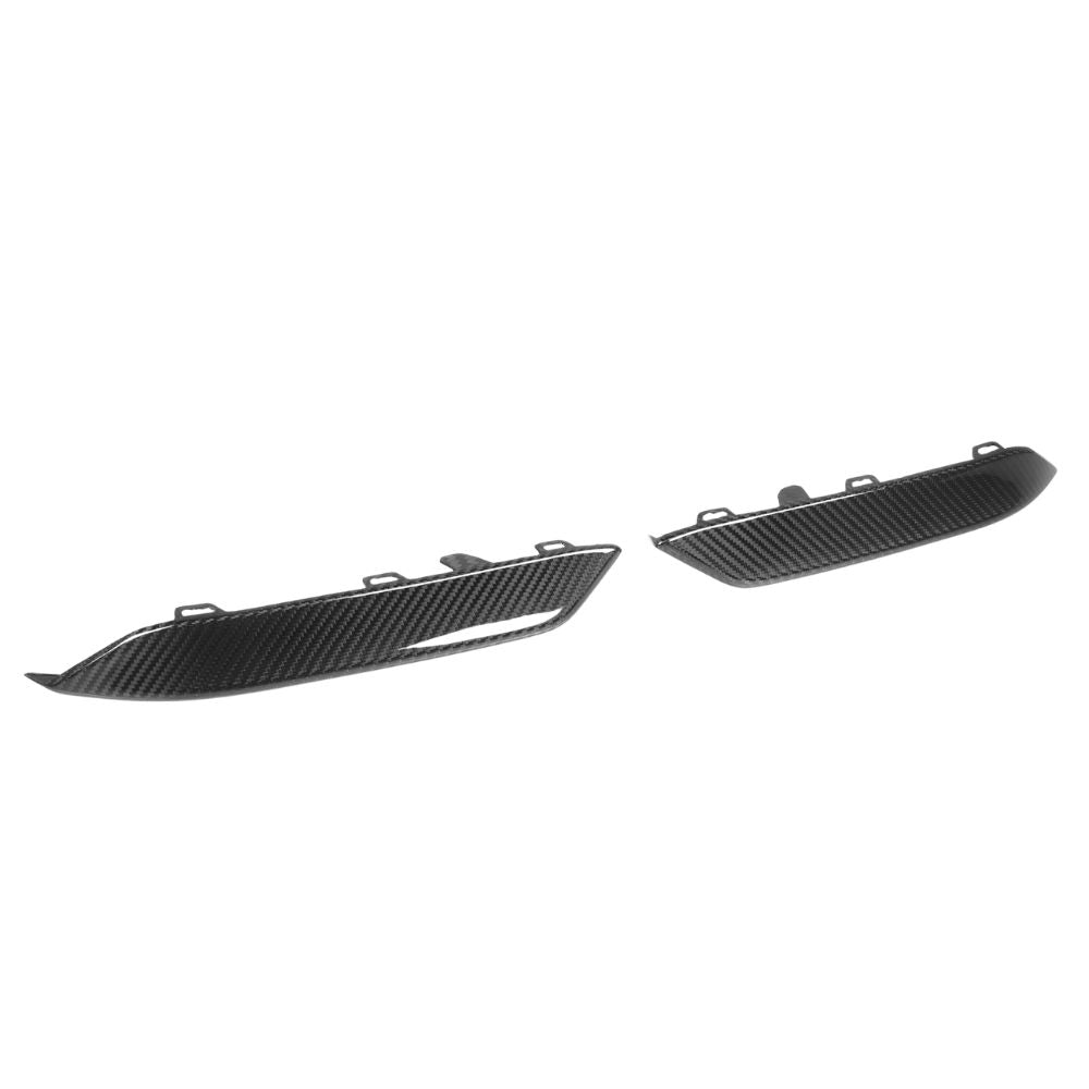 BMW M8 F91/F92/F93 2019+ CARBON FIBRE LOWER FRONT BUMPER TRIM-Accessories-CT CARBON-CT Carbon - High-quality carbon fiber and gloss black aerodynamic parts for premium sports and luxury vehicles.