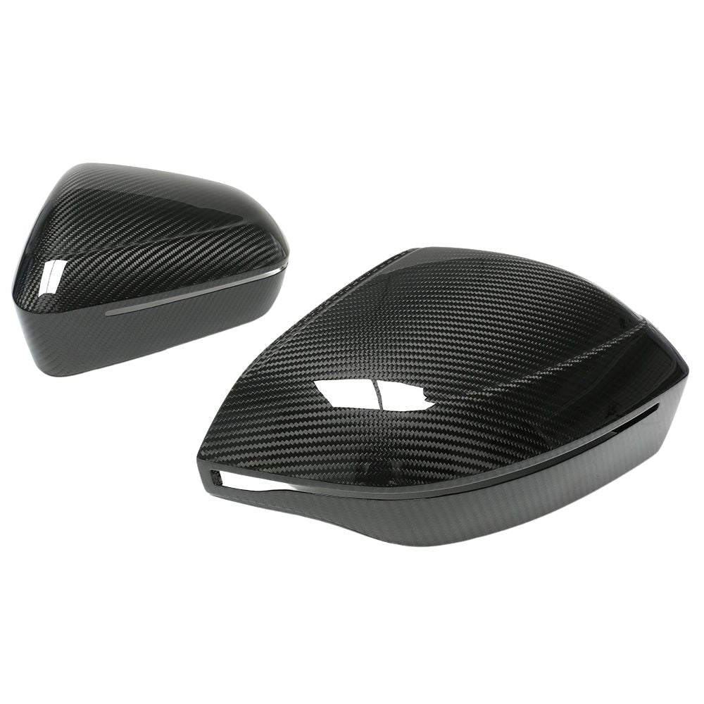 BMW M5 G90, 5 SERIES & i5 M60 G60 PRE-PREG CARBON FIBRE MIRRORS V2 - LHD-Accessories-CT CARBON-CT Carbon - High-quality carbon fiber and gloss black aerodynamic parts for premium sports and luxury vehicles.