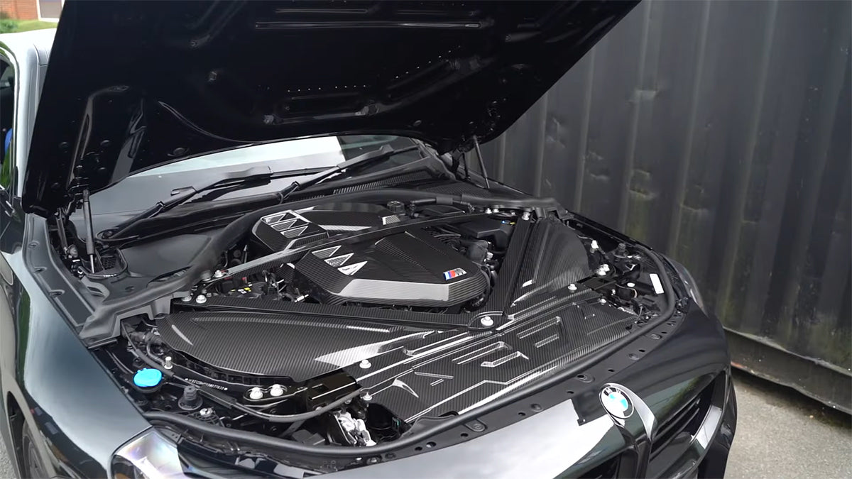 BMW G87 M2 Engine Bay Carbon Fibre