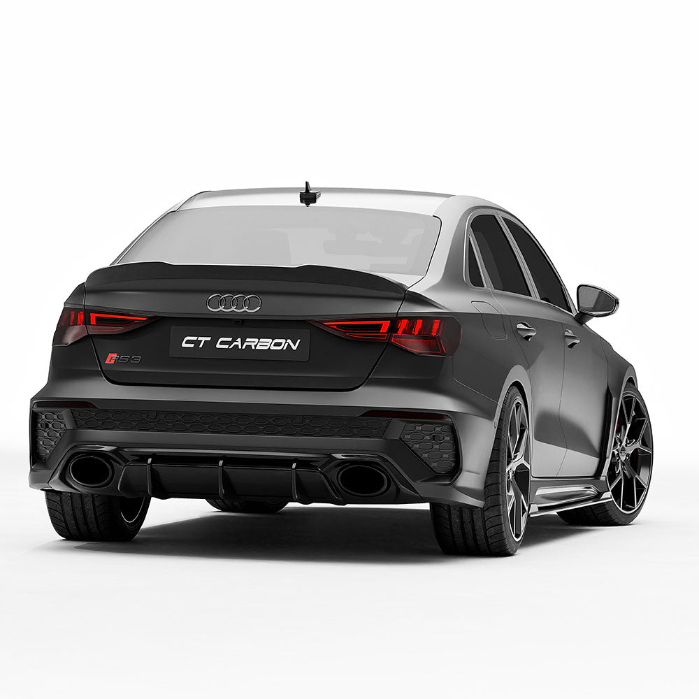 AUDI RS3 8Y CARBON FIBRE REAR DIFFUSER | CT Carbon