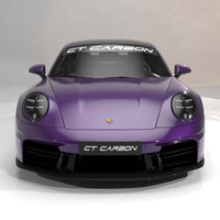 PORSCHE 911 992.2 CARRERA 2024+ CARBON FIBRE SPLITTER - CT DESIGN