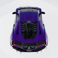 LAMBORGHINI REVUELTO MATTE CARBON FIBRE ENGINE COVER & ROOF SCOOP - CT DESIGN
