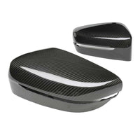 BMW G42 2 SERIES 2022+ RHD DRY CARBON FIBRE MIRROR COVER REPLACEMENTS - V1