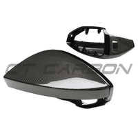 AUDI A6/S6/RS6 C8 2015-2025 CARBON FIBRE MIRROR COVERS WITH BLINDSPOT ASSIST