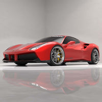 FERRARI 488 GTB COUPE & SPIDER CARBON FIBRE SIDE SKIRTS - CT DESIGN