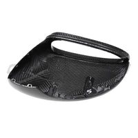 PORSCHE PANAMERA 971 2017-2024 CARBON FIBRE MIRRORS WITHOUT LANE ASSIST - RHD-Accessories-CT CARBON-CT Carbon - High-quality carbon fiber and gloss black aerodynamic parts for premium sports and luxury vehicles.