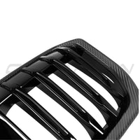 BMW X1 U11 2023+ CARBON FIBRE GRILLE-Accessories-CT CARBON-CT Carbon - High-quality carbon fiber and gloss black aerodynamic parts for premium sports and luxury vehicles.