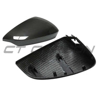 AUDI A3/S3/RS3 8Y 2022+ CARBON FIBRE MIRROR COVERS WITH LANE ASSIST - RHD
