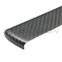 TESLA MODEL S 2021+ MATTE CARBON FIBRE DOOR TRIM ADD ON-Accessories-CT CARBON-CT Carbon - High-quality carbon fiber and gloss black aerodynamic parts for premium sports and luxury vehicles.
