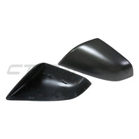 TESLA MODEL S 2013-2020 MATTE CARBON FIBRE MIRRORS-Accessories-CT CARBON-CT Carbon - High-quality carbon fiber and gloss black aerodynamic parts for premium sports and luxury vehicles.