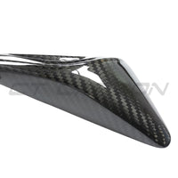 TESLA MODEL S 2021+ CARBON FIBRE SIDE CAMERA COVER ADD ON-Accessories-CT CARBON-CT Carbon - High-quality carbon fiber and gloss black aerodynamic parts for premium sports and luxury vehicles.