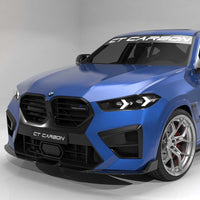 BMW F95/F96 X5M/X6M LCI 2023+ CARBON FIBRE SPLITTER - CT DESIGN