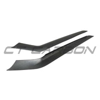 TESLA MODEL Y 2025+ FACELIFT MATTE DRY CARBON FIBRE CENTER CONSOLE SIDE PANEL - V1