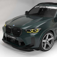 BMW F97 X3M & F98 X4M 2021-2024 (LCI) CARBON FIBRE SPLITTER - CT DESIGN