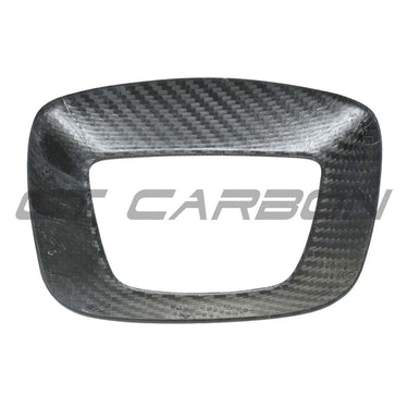 TESLA MODEL Y 2025+ FACELIFT MATTE DRY CARBON FIBRE STEERING WHEEL AIRBAG COVER - V1