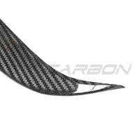 TESLA MODEL S 2021+ CARBON FIBRE FRONT BUMPER CANARDS-Accessories-CT CARBON-CT Carbon - High-quality carbon fiber and gloss black aerodynamic parts for premium sports and luxury vehicles.