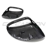 PORSCHE PANAMERA 971 2017-2024 CARBON FIBRE MIRRORS WITH LANE ASSIST - RHD-Accessories-CT CARBON-CT Carbon - High-quality carbon fiber and gloss black aerodynamic parts for premium sports and luxury vehicles.