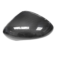 PORSCHE PANAMERA 971 2017-2024 CARBON FIBRE MIRRORS WITH LANE ASSIST - RHD-Accessories-CT CARBON-CT Carbon - High-quality carbon fiber and gloss black aerodynamic parts for premium sports and luxury vehicles.