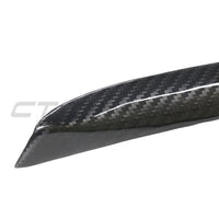 TESLA MODEL S 2021+ CARBON FIBRE DOOR TRIM ADD ON-Accessories-CT CARBON-CT Carbon - High-quality carbon fiber and gloss black aerodynamic parts for premium sports and luxury vehicles.