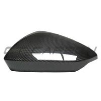 AUDI A3/S3/RS3 8Y 2022+ CARBON FIBRE MIRROR COVERS WITH LANE ASSIST - RHD