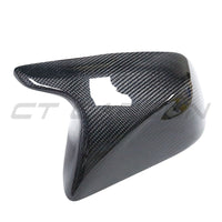 TESLA MODEL 3 2017-2023 CARBON FIBRE MIRRORS - V2-Accessories-CT CARBON-CT Carbon - High-quality carbon fiber and gloss black aerodynamic parts for premium sports and luxury vehicles.