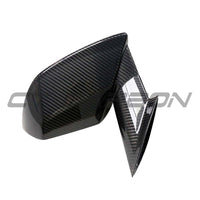 LAMBORGHINI HURACAN 2014-2024 DRY CARBON MIRROR COVER REPLACEMENTS - V1