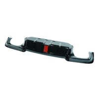 BMW 5 SERIES F10/F11 2011-2017 GLOSS BLACK DIFFUSER - QUAD TIP & LED