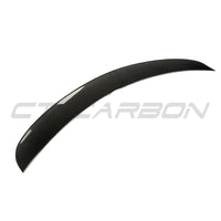 TESLA MODEL 3 2017-2023 CARBON FIBRE SPOILER - V2-Spoiler-CT CARBON-CT Carbon - High-quality carbon fiber and gloss black aerodynamic parts for premium sports and luxury vehicles.