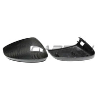 AUDI A3/S3/RS3 8Y 2022+ CARBON FIBRE MIRROR COVERS WITH LANE ASSIST - LHD