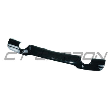 BMW 3 SERIES E90/E91 2004-2009 PRE-LCI GLOSS BLACK DIFFUSER - DUAL EXIT