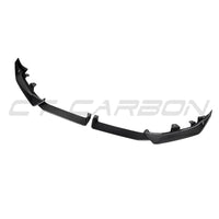 BMW X6 G06 LCI 2024+ CARBON FIBRE FRONT SPLITTER-Splitter-CT CARBON-CT Carbon - High-quality carbon fiber and gloss black aerodynamic parts for premium sports and luxury vehicles.