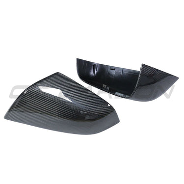 TESLA MODEL S 2013-2020 CARBON FIBRE MIRRORS-Accessories-CT CARBON-CT Carbon - High-quality carbon fiber and gloss black aerodynamic parts for premium sports and luxury vehicles.