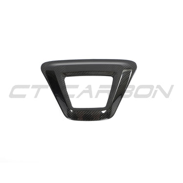 TOYOTA SUPRA 2019+ A90 CARBON FIBRE RAIN LIGHT COVER-Accessories-CT CARBON-CT Carbon - High-quality carbon fiber and gloss black aerodynamic parts for premium sports and luxury vehicles.