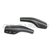 TESLA MODEL 3 & Y 2017+ MATTE CARBON FIBRE STALK COVER-Accessories-CT CARBON-CT Carbon - High-quality carbon fiber and gloss black aerodynamic parts for premium sports and luxury vehicles.
