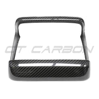 TESLA MODEL S 2021+ CARBON FIBRE REAR SCREEN ADD ON-Accessories-CT CARBON-CT Carbon - High-quality carbon fiber and gloss black aerodynamic parts for premium sports and luxury vehicles.