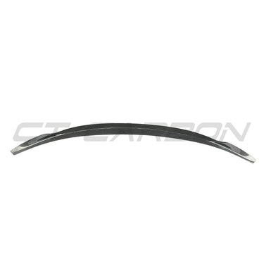 TESLA MODEL 3 2017-2023 CARBON FIBRE SPOILER - V4-Spoiler-CT CARBON-CT Carbon - High-quality carbon fiber and gloss black aerodynamic parts for premium sports and luxury vehicles.