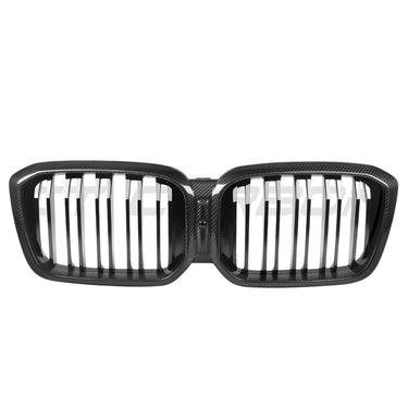 BMW X3 G01 LCI DOUBLE SLAT CARBON FIBRE FRONT GRILLE-Accessories-CT CARBON-CT Carbon - High-quality carbon fiber and gloss black aerodynamic parts for premium sports and luxury vehicles.