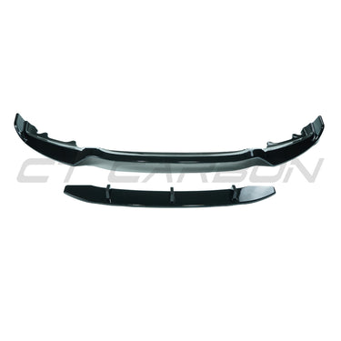 BMW X6 F16 2014-2018 GLOSS BLACK SPLITTER