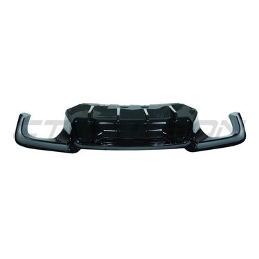 BMW 5 SERIES F10/F11 2011-2017 GLOSS BLACK DIFFUSER - QUAD TIP