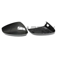 AUDI A3/S3/RS3 8Y 2022+ CARBON FIBRE MIRROR COVERS WITH LANE ASSIST - RHD