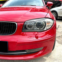 BMW 1 SERIES (E81/E82/E87/E88) 2004-2013 GLOSS BLACK EYEBROWS