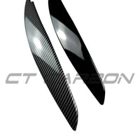 BMW 1 SERIES (E81/E82/E87/E88) 2004-2013 GLOSS BLACK EYEBROWS