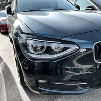 BMW F20/F21 1 SERIES 2012-2015 GLOSS BLACK EYEBROWS
