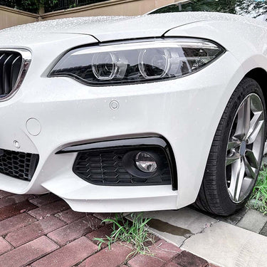 BMW F22/F23 2 SERIES 2013-2021 GLOSS BLACK FRONT BUMPER TRIM