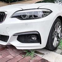 BMW F22/F23 2 SERIES 2013-2021 GLOSS BLACK FRONT BUMPER TRIM