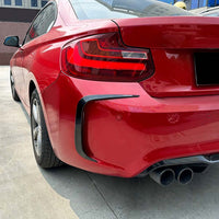 BMW F87 M2 2015-2021 GLOSS BLACK REAR BUMPER TRIM