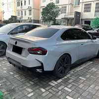 BMW G42 2 SERIES 2021-2024 GLOSS BLACK REAR BUMPER TRIMS